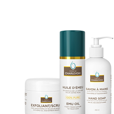 Gamme huile d'émeu