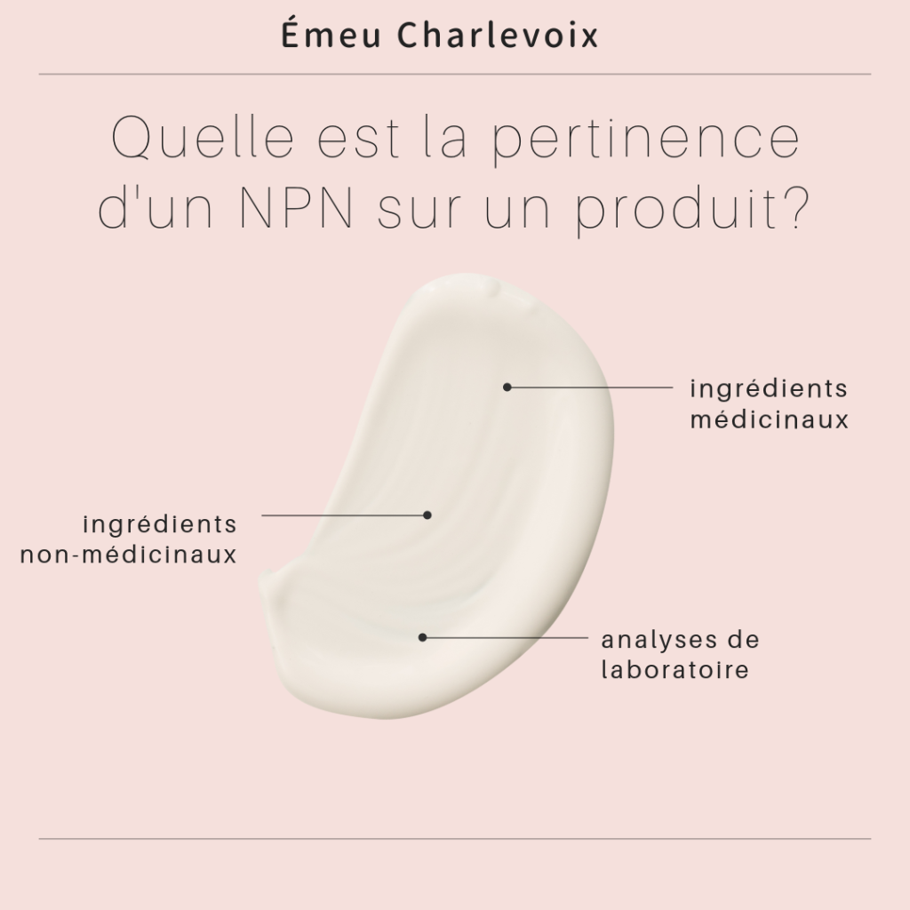 NPN sur un produit